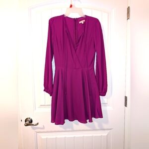 Long sleeve top tie dress